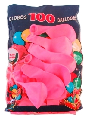 Ballonnen helium 100x pink