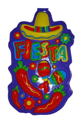 Wanddecoratie Hot Fiesta