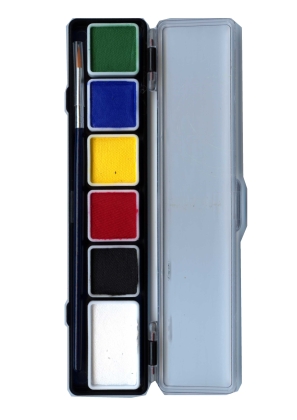 PXP aqua schminkpalet 6 reguliere kleuren