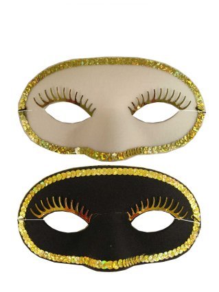 Oogmasker Romeo & Giulietta zwart