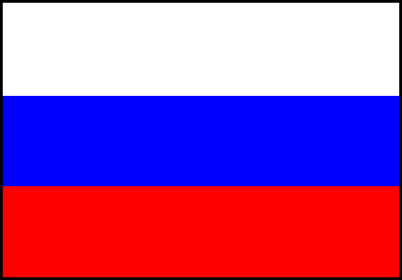 Rusland vlag 90cm x 150cm