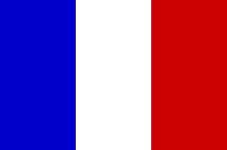 Franse vlag 90cm x 150cm
