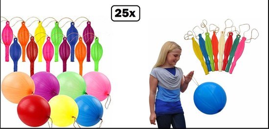 25 Kleuren Bounce ballonnen 40cm