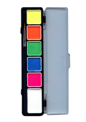 PXP waterverf 6 neon kleuren