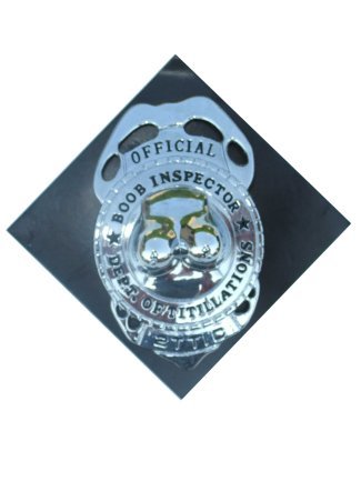 Boob inspector badge + speld