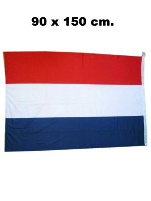 Vlag Holland zonder ringen mt. 90x150