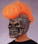 Masker Punkskelet oranje