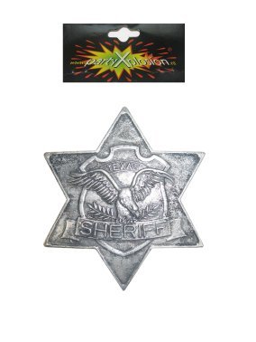Sheriffster metaal + pin