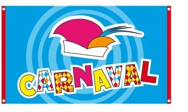 Vlag Carnaval Party 90cm x 150cm