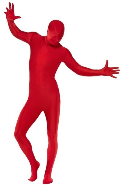 Morphsuits rood mt L/XL