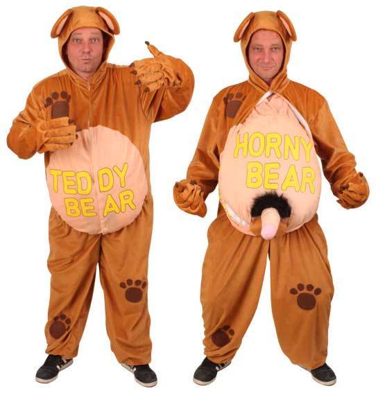 Kostuum Teddy/horny bear