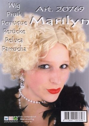 Pruik Marilyn blond
