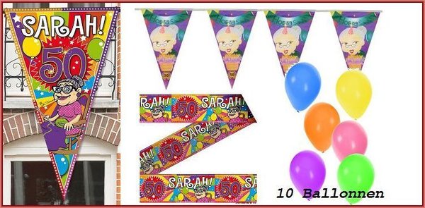 Sarah party pakket set 1