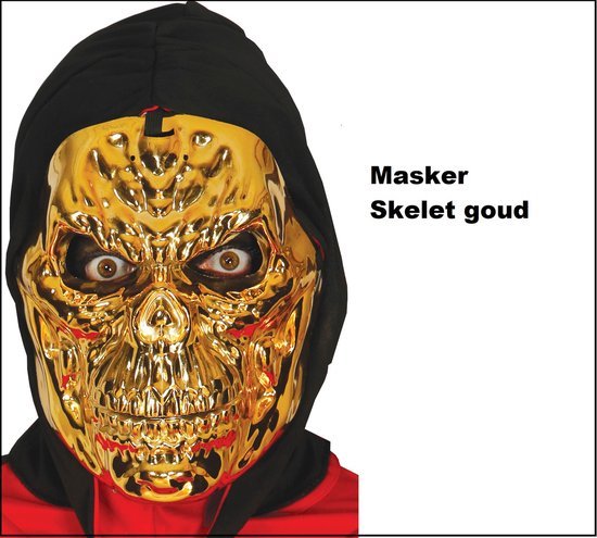 Masker skelet gold digger - Halloween horror griezel