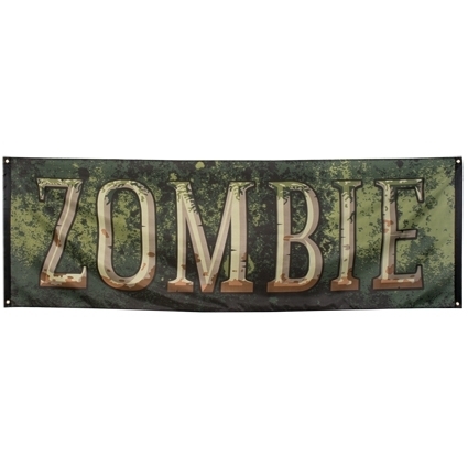 Banner zombie 74x220cm