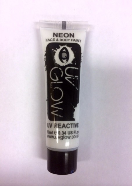 Neon Face & Body Paint 10 ml Wit