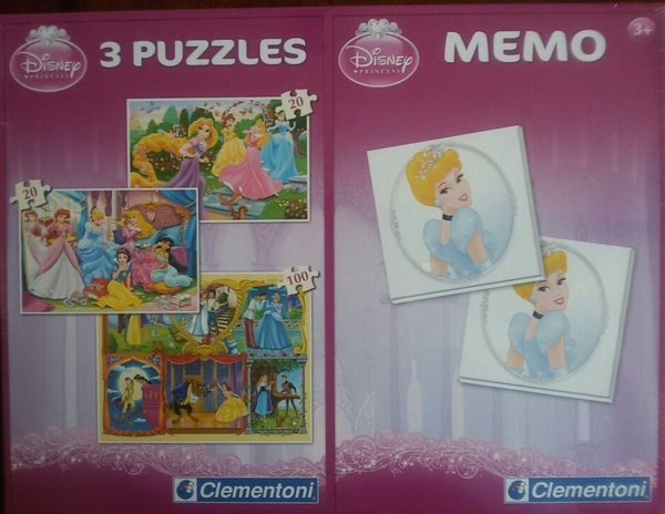 Disney Princess Puzzels + Memory