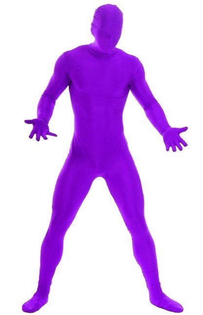 Morphsuits paars mt S/M