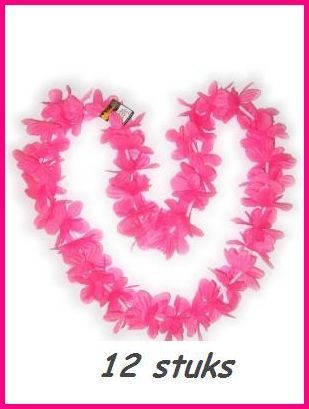 Hawaikrans Pink per 12 stuks
