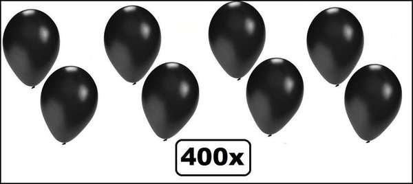 Halloween 400x Ballonnen zwart