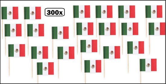 300x Cocktailprikker Mexico