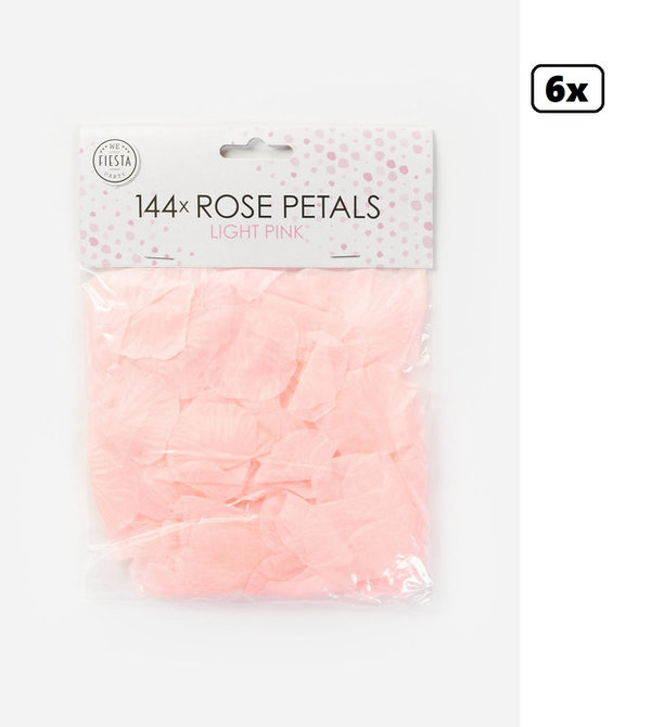 864x Rozenblaadjes licht roze