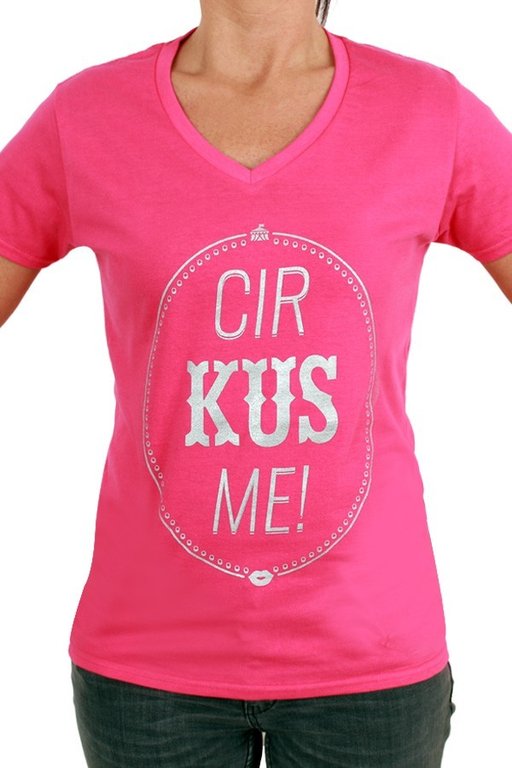 T-shirt dames 'Cir kus me' mt.S