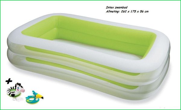 6x Intex Giant band color - Zwemband - 91 cm